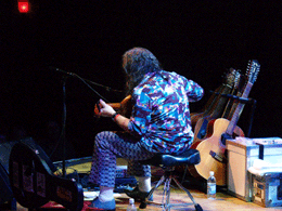David Lindley in concert. Photo by Joerg Kliewe.