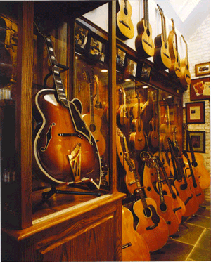 Part of the Scott Chinery guitar collection. Photo by Michael G. Stewart.