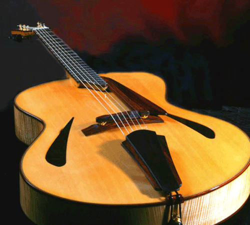 Archtop guitar by Bill Commins. Photo by Michael G. Stewart.