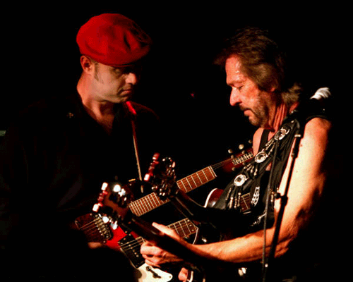 Deke Dickerson and Larry Collins. Photo by Michael G. Stewart.